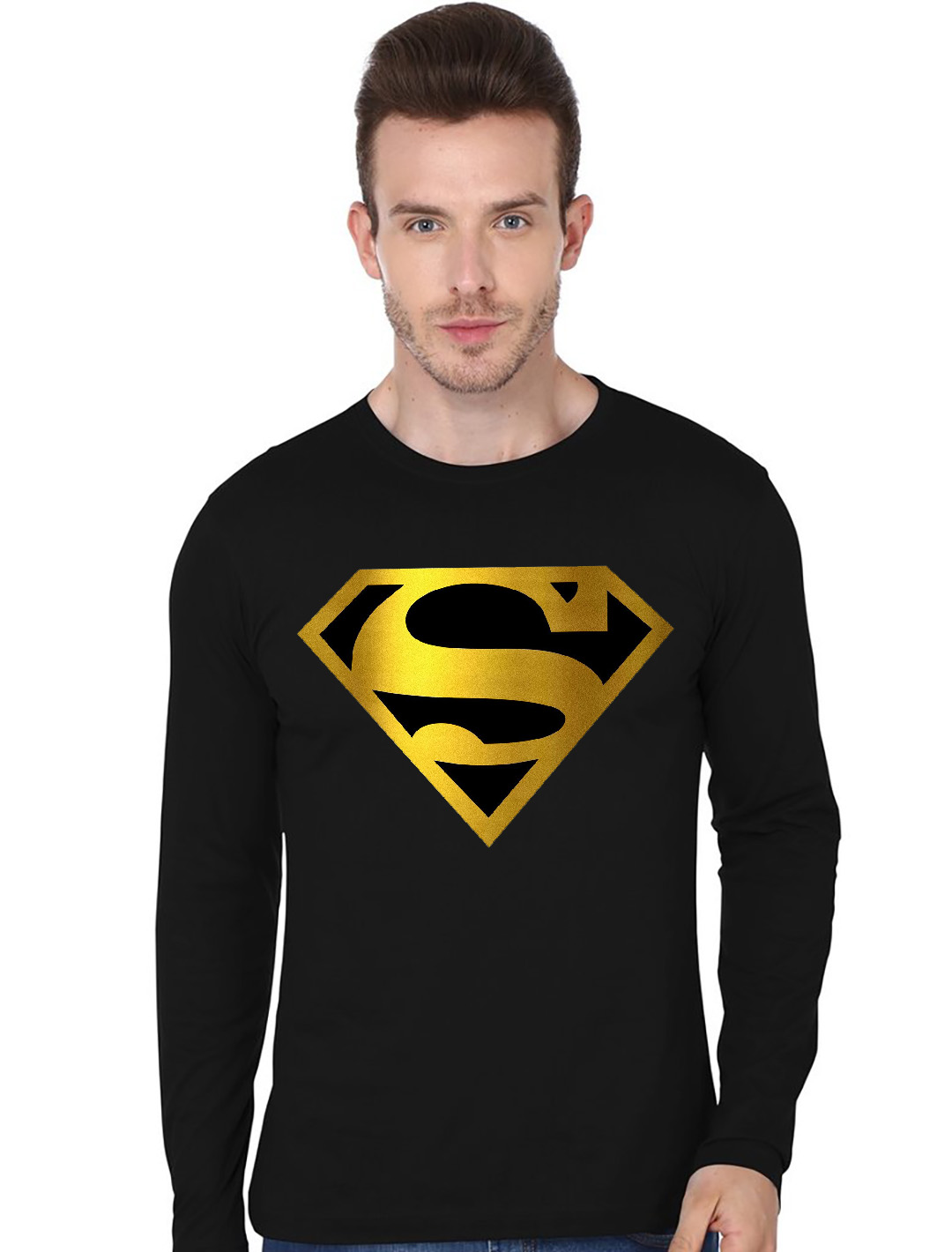 Buy Gold Superman T-shirt (60% Off) - NEKAVO