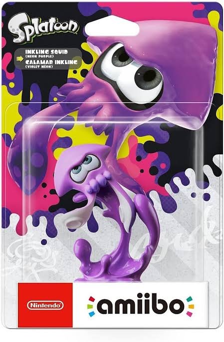 1000078988.jpg Nintendo Amiibo Character - Inkling Squid Neon Purple (Splatoon 2) Nintendo Switch - Image 1