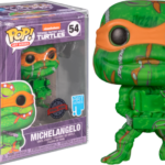 Funko Pop! Teenage Mutant Ninja Turtles II: The Secret of the Ooze - Michelangelo Artist Series with Pop! Protector