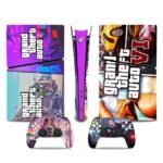 GTA VI (Grand Theft Auto 6) Vinyl sticker for PS5 Slim model Style 2