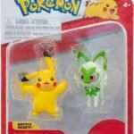 Pokemon: Battle Figure First Partner 2 Pack - Sprigatito & Pikachu
