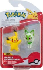 Pokemon: Battle Figure First Partner 2 Pack - Sprigatito & Pikachu