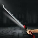 Cyberpunk RGX Valorant Blade Neon Katana (Red Frame with White LED)