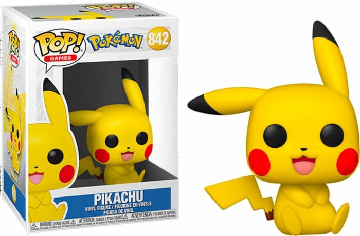 20259.jpg Funko Pop! Pokemon - Pikachu Sitting #842 - Image 1