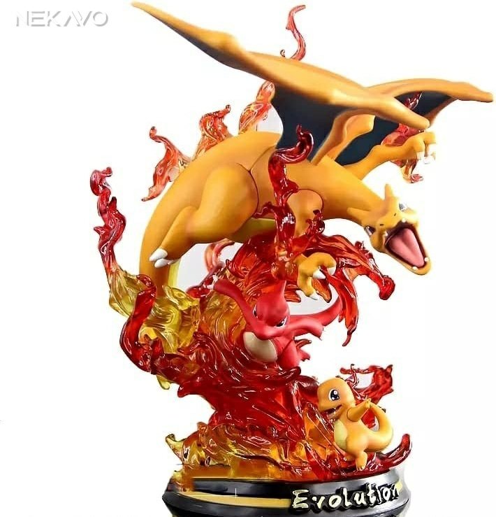 1000003240.jpg Pokemon: Charmander Evolution Figure - Image 1