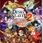 Demon Slayer The Hinokami Chronicles 2 video game case for Nintendo Switch featuring various anime characters.