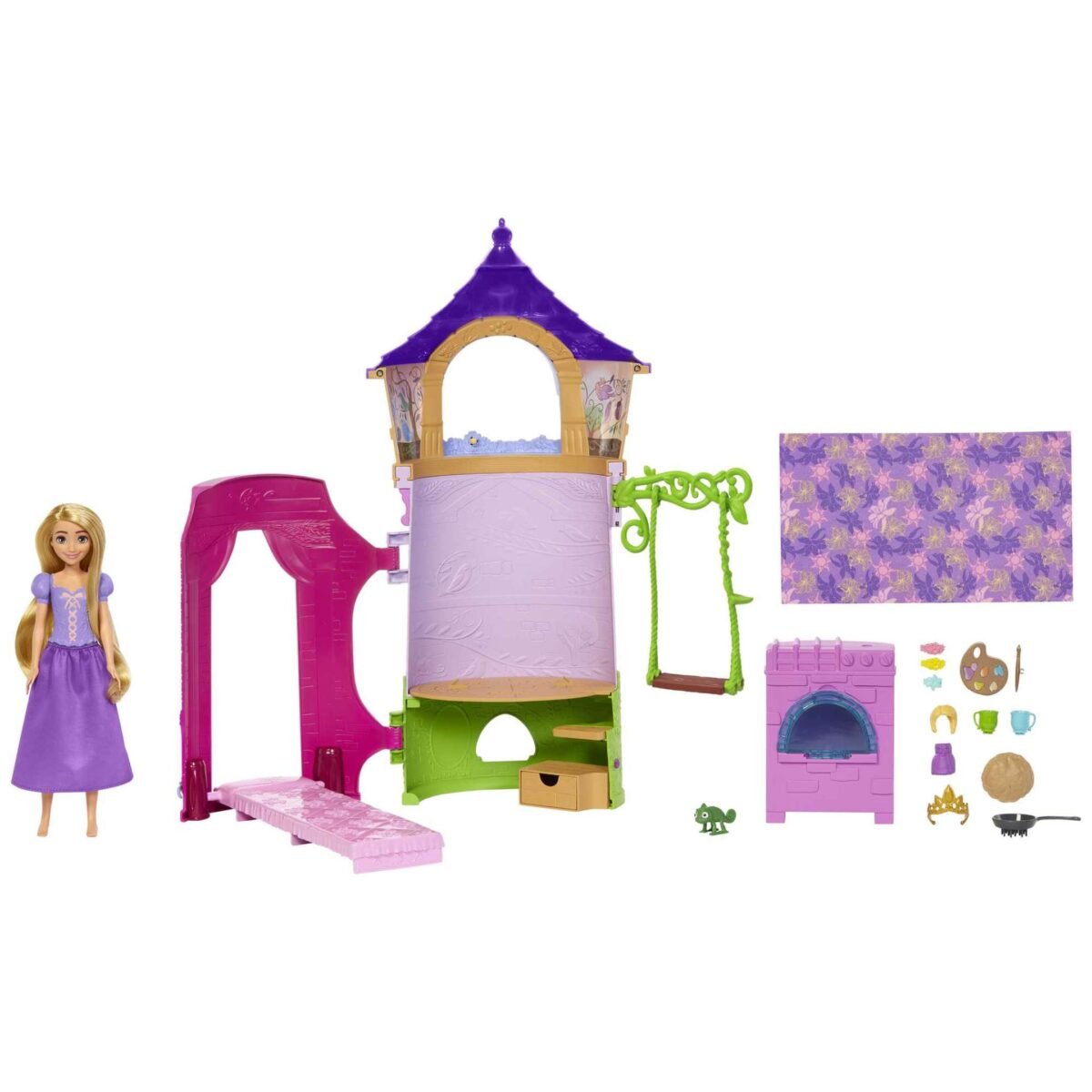 Disney Princess - Rapunzel's Tower Play Set with Rapunzel Doll - Image 2
