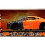 Jada: Naruto Shippuden - 2009 Nissan GT-R 1:24 with Naruto Figure Die-Cast