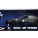 Jada: Robocop - 1986 Ford Taurus 1:24 with Robocop Figure Die-Cast
