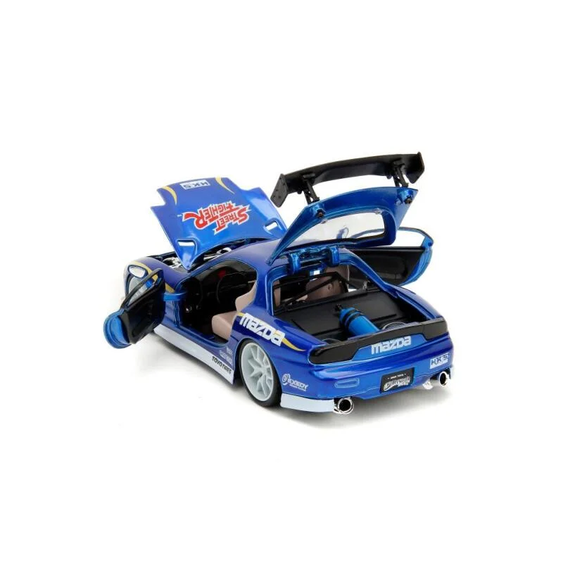 Jada: Street Fighter - 1993 Mazda RX-7 1:24 with Chun Li Figure