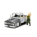 Jada: Street Fighter - Ford F-100 1:24 With Guille Figure Die-Cast - Image 2