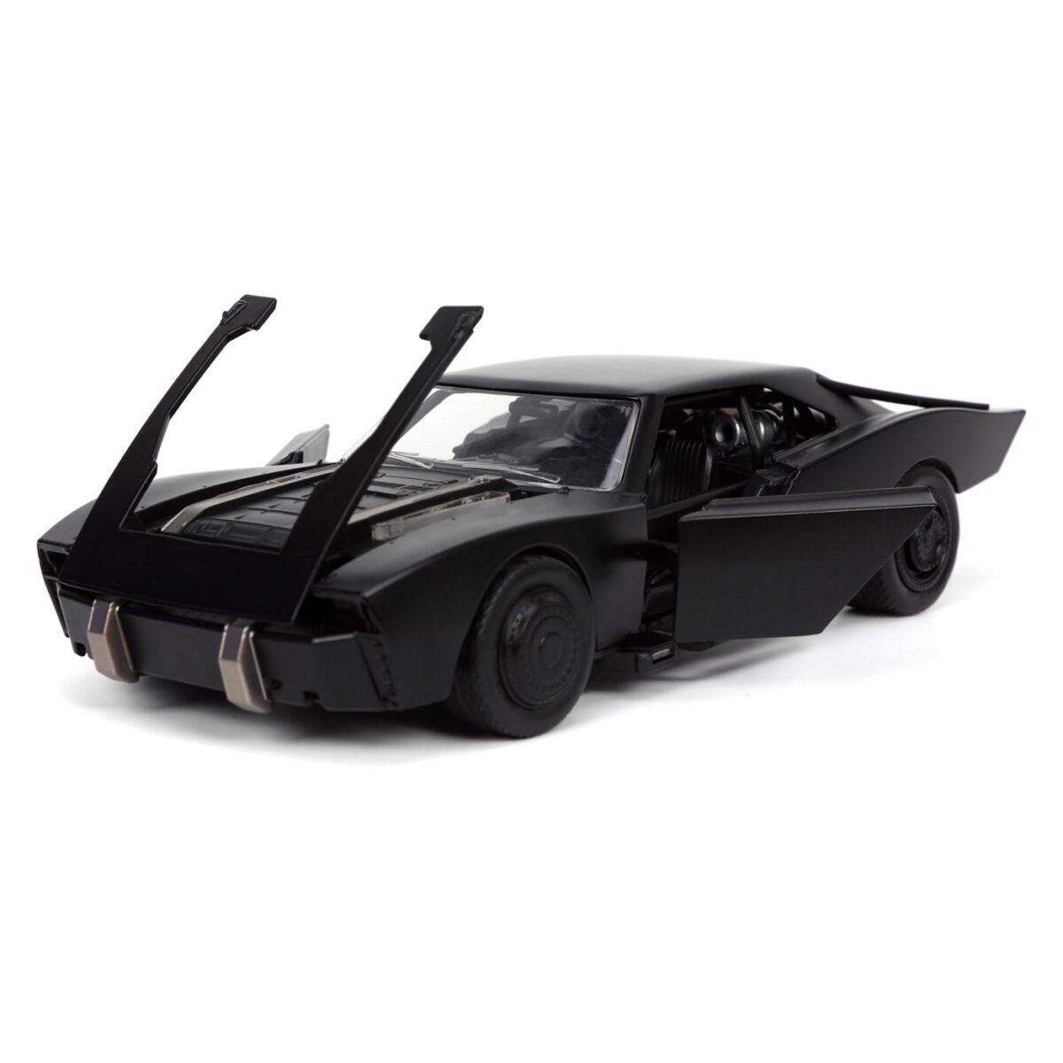 Jada: The Batman - Batmobile 1:24 with Batman Figure Die-Cast - Image 3