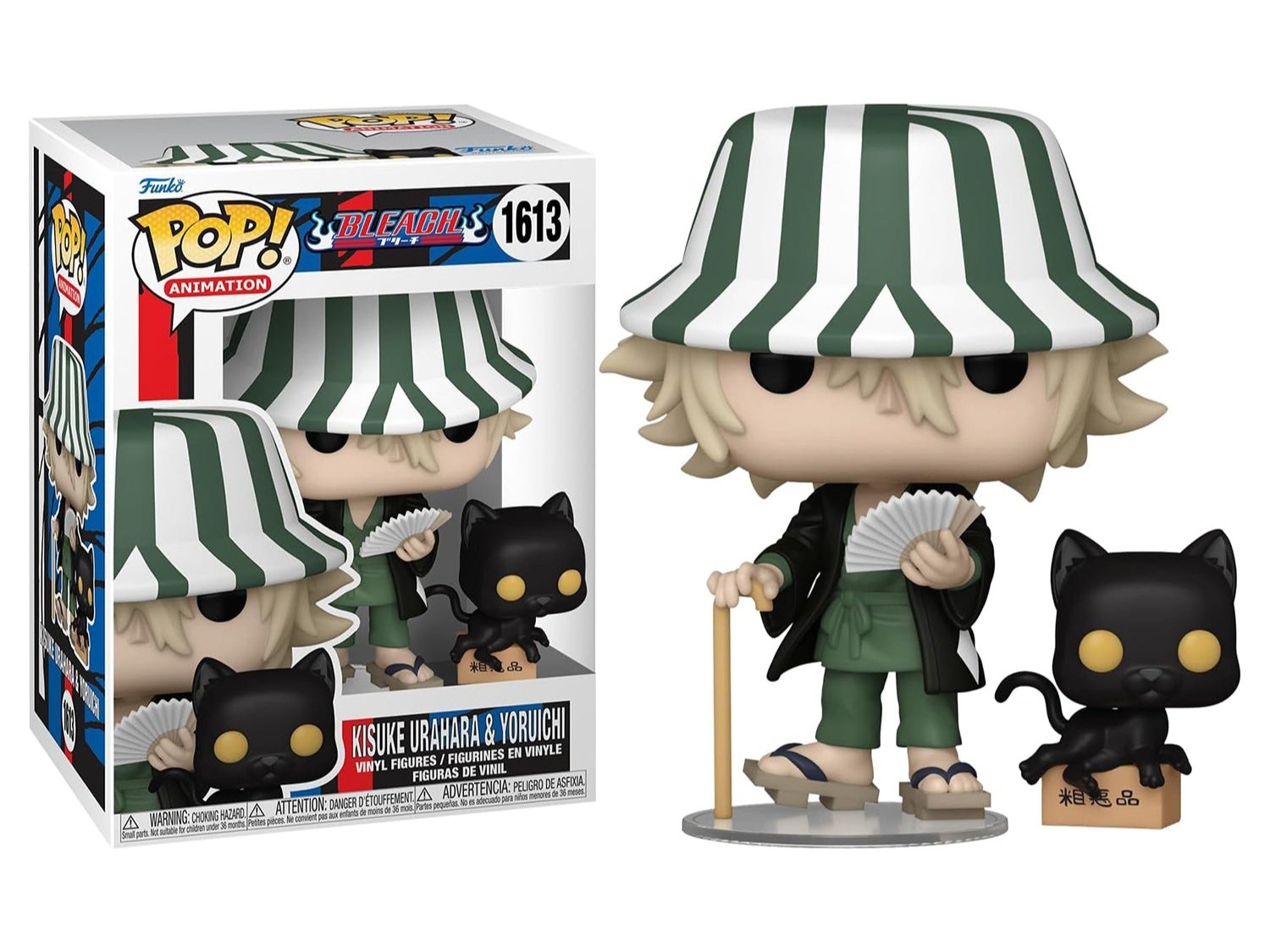 2024/06/1000558335.jpg Funko Pop! Bleach - Kisuke Urahara & Yoruichi #1613 - Image 1