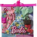 Barbie: Fashions 2 Pack - Picnic Checked Flower Dress and Summer Fruit Dress