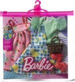 Barbie: Fashions 2 Pack - Picnic Checked Flower Dress and Summer Fruit Dress