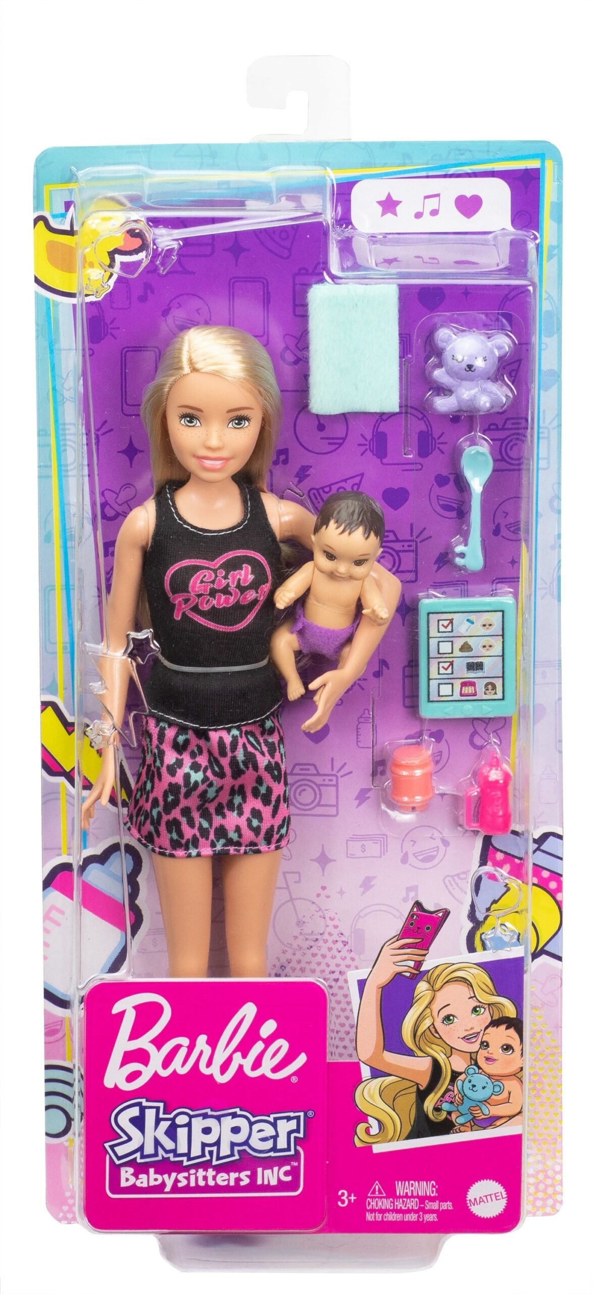 1000090906-scaled.jpg Barbie: Skipper Babysitter (Blonde Doll with Baby Doll) - Image 1