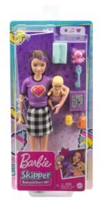 Barbie: Skipper Babysitter (Brunette Doll with Baby Doll)