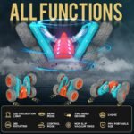 RC Stunt Car 2.4 Ghz 4WD Drift R/C Car with Double Sided 360° Flips, Rotations, Spins RC Car for Indoor & Outdoor Adventures - Image 2