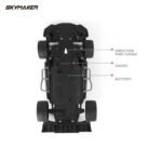 2.4 GHz 1:24 Scale Metal R/C Race Car with Rubber Tires Drift RC Car - Image 3