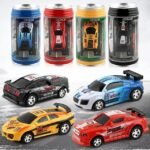 Mini Coke Can 4-Directional R/C Race Car with Lights (Random colour out of 6)