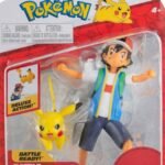 Pokemon Battle Figure: Ash & Pikachu 3-Inch Mini Figure 2-Pack