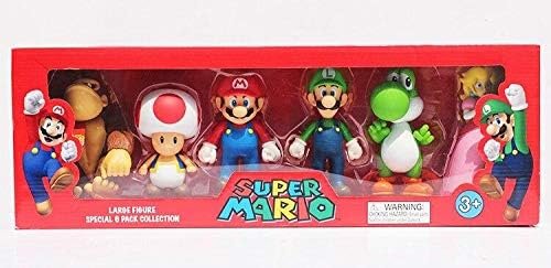 Super Mario Figures: Toad, Yoshi, Donkey Kong LARGE