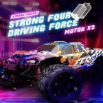 Fastest 4WD RC Car with Dual Motors – 40 km/h Top Speed, All Terrain, Rechargeable Battery, Shock Absorbers, Lights - Image 4
