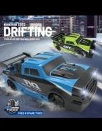 RC Drift Car 4WD High Speed 1/18 Scale R/C Drift Car with Tyres, LED Lights (Colour Might Vary) - Image 7