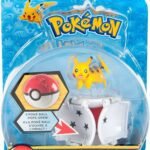 Pokemon Pikachu Standing Ultra Dive Ball Pops Open