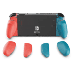 Skull & Co. Gripcase NeoGrips Neon Red + Blue For Nintendo Switch Oled Model