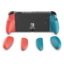 Skull & Co. Gripcase NeoGrips Neon Red + Blue For Nintendo Switch Oled Model - Buy online at NEKAVO | Collectibles