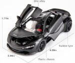McLaren 720s Model Car Sports Car 1:32 Exclusive Alloy Metal Pull Back Die-cast Car