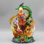 Dragon Ball Z Super Saiyan Goku Battle Diorama – Shenron, Frieza, Cell, Buu, and Base Stand - Image 2