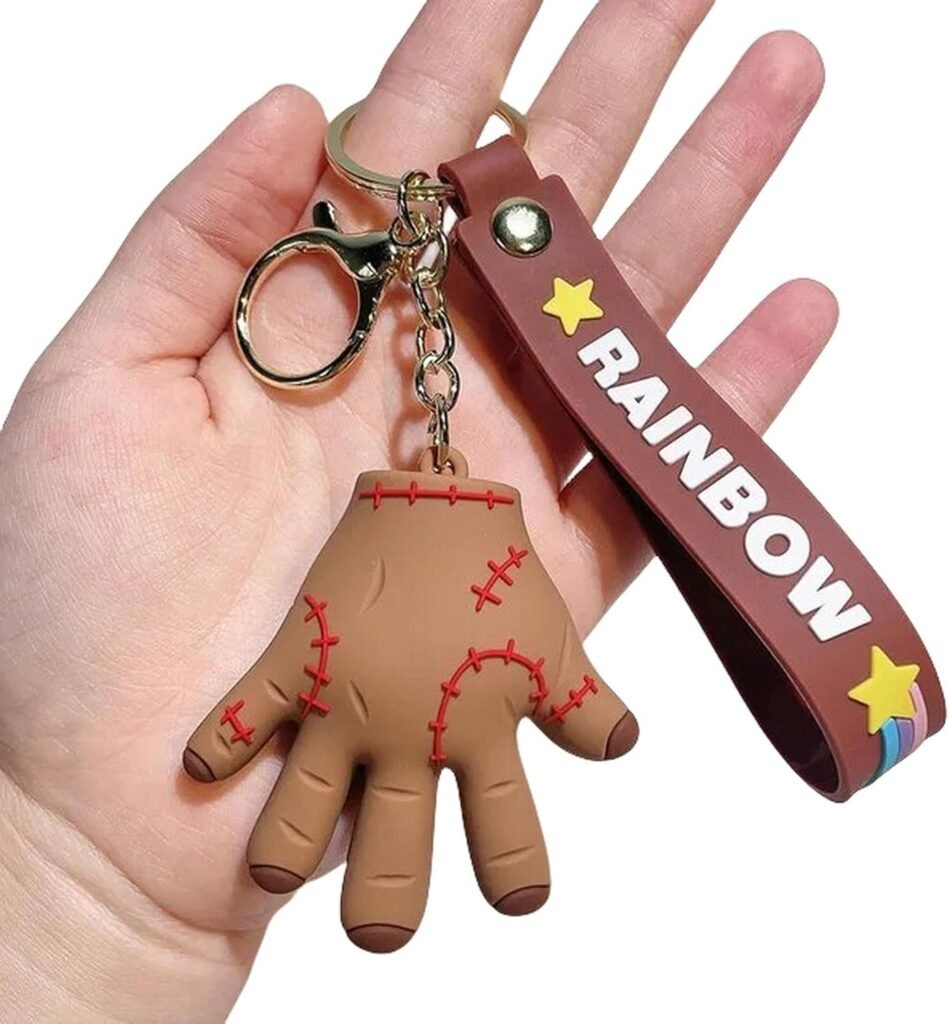 Rainbow Gagalu Wednesday Keychain