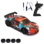 Night Wolf Remote Control Car | 20Kmph, 2.4Ghz | Rc Drift Car, Rc Car, Remote Car, Drift Car Remote Control, Flexible PVC Shell, Long Range Remote with Multi LED Lights - Image 2