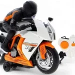 Samtop Toys Sports 1:18 High Speed R1 Style 2.4 GHZ Real Stimulator Remote Control Motor-Cycle Bike Toy with Light and Sound, 360 Degree Rotation Auto