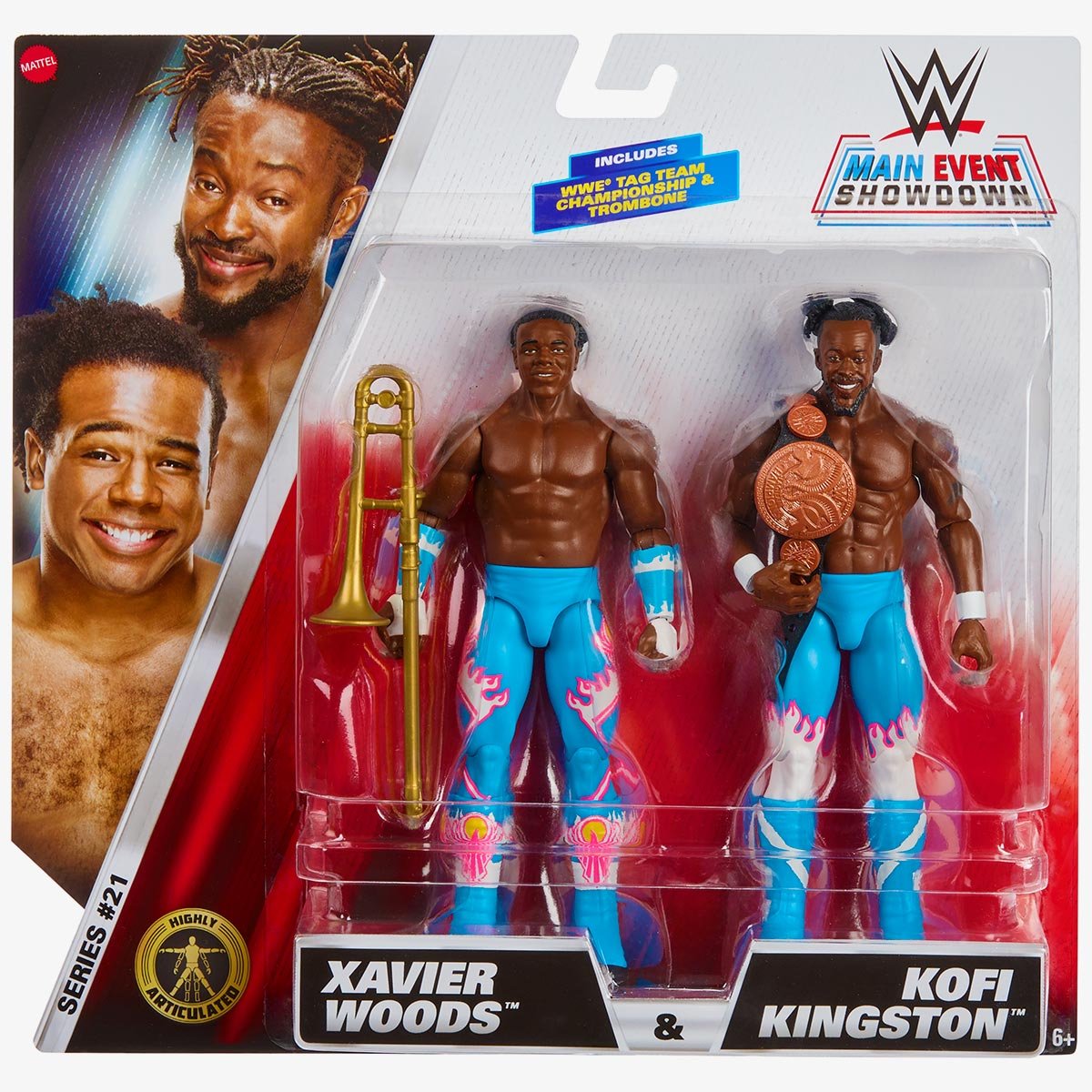 WWE グレイテスト・スーパースター・オブ・21st・センチュリー WWE Main Event Showdown: 2-Pack Xavier Woods & Kofi Kingston