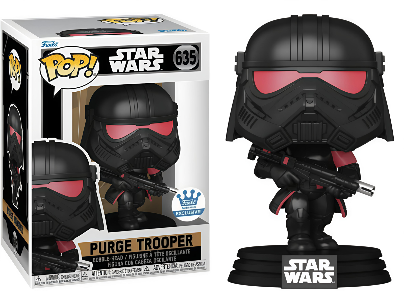 Funko Pop! Star Wars: Purge Trooper Shop Exclusive #635 - Buy online at NEKAVO | Funko Pop
