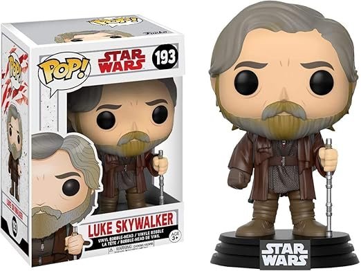 Funko Pop Luke Skywalker #193 vinyl figure from Star Wars: The Last Jedi in original box