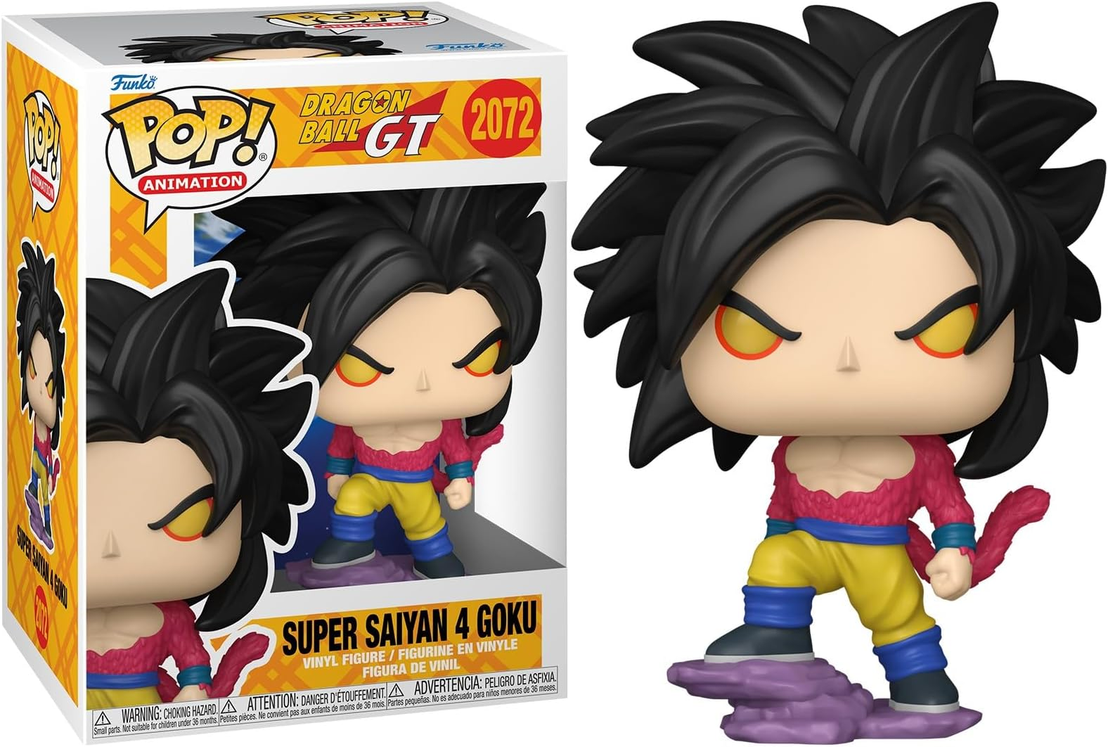 1000612298-1.png Funko Pop! Dragon Ball: GT - Super Saiyan 4 Goku #2072 - Image 1
