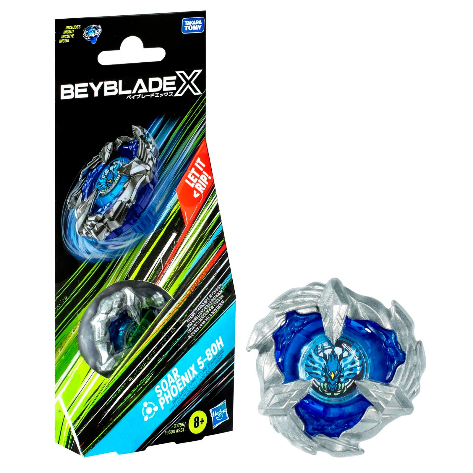 1000075813.jpg Beyblade X: Soar Phoenix 5-80H Booster Pack - Image 1