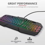 Trust Gaming Odyss Semi Mechanical Gaming Keyboard - Image 4