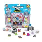MrBeast Lab Swarms Battle Fusion Series Mega Lab Pack - Includes 14 Mini Monster with Ultra Rare Hammerhead, Over 80 Collectable Stickers, and Fusion Capsules to Display