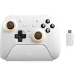 8BitDo Ultimate 2 Bluetooth Controller for Nintendo Switch/Windows (White)