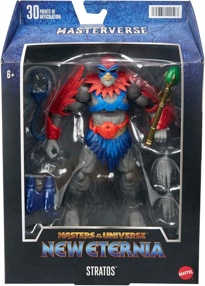 Masters of the Universe: Masterverse New Eternia – Stratos Action Figure - Buy online at NEKAVO | Action Figures