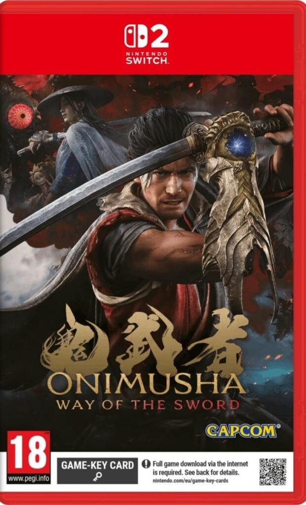 Onimusha: Way of the Sword video game box art for Nintendo Switch.