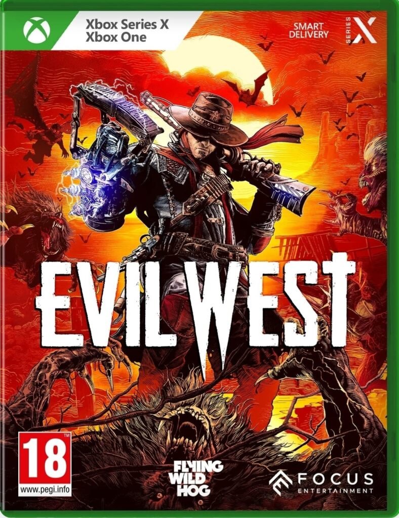 Evil West video game case for Xbox Series X and Xbox One