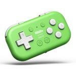 8BitDo Micro green Bluetooth gamepad for Switch and Android.