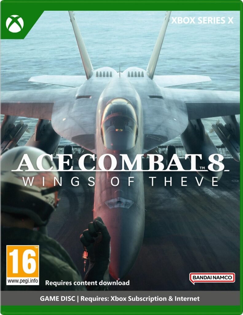 Ace Combat 8 Wings of Theve video game box art for Xbox Series X.