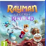 Rayman Legends Retold for PlayStation 5 game cover featuring Rayman and characters.
